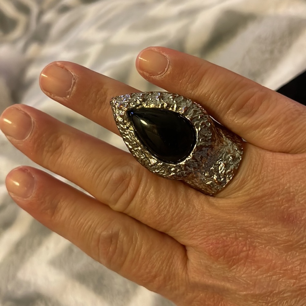 SAMANTHA WILLS BOHEMIAN BARDOT BB RING with box, pouch, tag & care instructions
